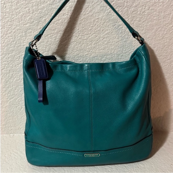 Coach Turquoise Leather Hobo Bag - Picture 5 of 17